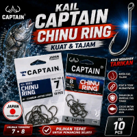 Captain Kail Captain Chinu Ring Hi-Carbon Japan Hook Size 7 Ref 1053 10 Pcs Teknologi Jepang untuk M