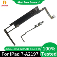 A2197 Mainboard For iPad 7 in 2019 Motherboard 32G 128G 10.2 Inch Logic Board Clean ICloud ID Touch/No Touch Good Working Board