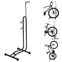 3in1 Vertical Bicycle Stand Bike Floor Parking Rack Bike Indoor Garage Storage Wheel Holder Repair Holder Rack for Mountain Bike