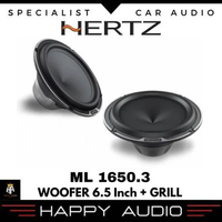 Midrange Woofer 6.5 Inch HERTZ ML 1650.3 250 Watts Mille Legend Series Original