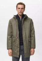 MANGO Man Quilted Parka With Water-Repellent Hood