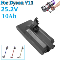 For Dyson Vacuum 10.0Ah 100.8Wh Battery For Dyson Torque Drive Extra V11 Complete Extra V11 Fluffy Extra V11 Animal V15