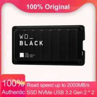 Western Digital WD BLACK P40 500GB 1TB 2TB USB 3.2 Gen 2x2 Type-C Game Drive SSD Portable External Solid State Drive Compatible