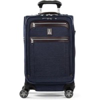 Travelpro Platinum Elite Softside Expandable Carry on Luggage, 8 Wheel Spinner Suitcase, Carry On 21-Inch