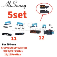 5Set Full Set Dust Net LoudSpeaker Mic Mesh for iPhone 11 12 Pro Max X XR XS 6 7 8 Anti Grill Glue Sticker