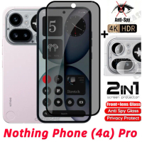 Phim bảo vệ màn hình kính cường lực chống nhìn trộm toàn diện cho Nothing Phone (4A), hỗ trợ các mẫu