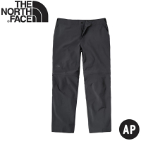 【The North Face】男 二截式軟殼長褲《瀝灰》49BE/防潑水/休閒長褲(悠遊山水)