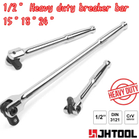 On Sale JHTOOL 1/2\ Drive Extension Breaker Bar F 10\" / 15\" / 18\" F Rod Breaker Bar Head Socket