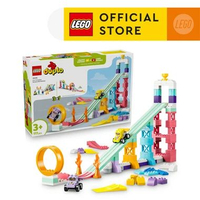 LEGO DUPLO Town 10478 3 in 1 Creative Ramps with Vehicles (111 Pieces), Mainan Mobil, Mainan Susun, 