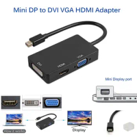 Mini Display Port for Thunderbolt to HDMI VGA DVI Adapter For MacBook Pro Mac Air