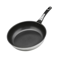 【AJIDOU 味道】不鏽鋼深型不沾平底鍋-28CM(ND-1432)