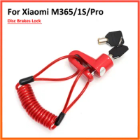 Disc Brakes Lock with Steel Wire for Xiaomi M365 1S Pro Universal Electric Scooter Guard Against Theft Accessories