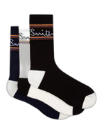 ถุงเท้าผู้ชาย รุ่น M1A-SOCK-GF639-1A Men Sock 3 Pk Mnln Sport สี Mixed Plate 1