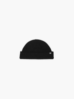 หมวกผู้ชาย Roller Crop Beanie สี Regular Black