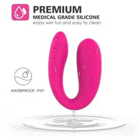vibratorr alat sexy toys wanita U shape waterproof