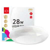 【旭光】LED 28W 3000K 黃光 全電壓 鑽石星空 吸頂燈