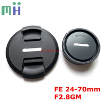 COPY FE 24-70 2.8 GM Front Body Cap + Rear Lens Cap For Sony 24-70mm F2.8 GM Replacement Spare Part