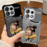 Phù hợp với [Motorola Edge 50 Neo, Edge 50 Pro], ốp điện thoại TPU phong cách Kiss Girl, chống sốc, 