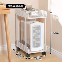 可移動電腦主機底座 懸空機箱支架 桌上型電腦箱增高置物托架