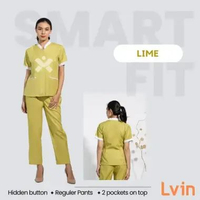 Lvin Baju Seragam suster Hana Series / nanny uniform/seragam klinik / baju jaga oka / Seragam perawa