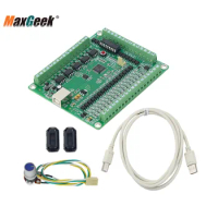 Maxgeek LF77-AKZ250-USB3-NPN(B) Mach3 USB Interface Board 5-Axis CNC Controller Board Motion Controller for CNC Engraving Machin