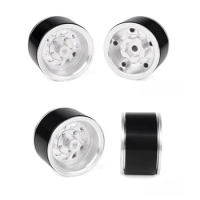 Scale 1/10 RC4WD 1 55 Beadlock wheels hub rims for Trail finder 2 LWB Chassis w/Chervolet K10 scottsdale RC Car upgrade parts
