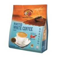 【火龍果】南洋炭燒白咖啡 二合一 咖啡和奶精 375g(泡一杯品嘗香濃醇拿鐵咖啡)