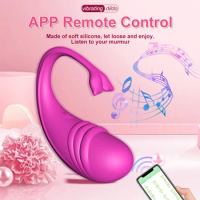 APP Controlled Vaginal Vibrators G Spot Vibrating Egg Anal Massager Clit Female Wearable Stimulator Panties Sex Toy Women Couple