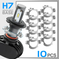 2pcs/10PCS H7 LED Headlight Bulb Base Holder Adapter Socket Retainer for Benz C-Class W204 CLA C117 ML GLE VW Passat CC Touran