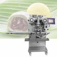 Purple Sweet Potato Filling Mochi Making Machine Automatic Japan Mochi Encrusting And Forming Machine Ice Cream Mochi Maker