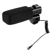 Ordro Video Recording Stereo Microphone for DSLR Stereo Camera Camcorder Cardioid Microphone for Ordro/Sony/Nikon/Canon DV