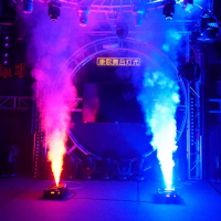 Led Stage Fog Machine DJ Smoke Machine 1500W Fogger DMX Machine Vertical Smoke Machine for Party Wedding Stage Equipment