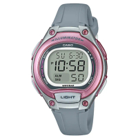 【CASIO 卡西歐】LW-203-8A 亮麗色彩防水電子錶(運動防水50米 兒童運動首選)