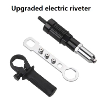 Special offer New electric rivet nut gun riveting tool cordless rivet drill adapter electric rivet gun accessories