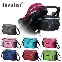 Thermal Insulation Diaper Stroller Bag Waterproof Baby Mommy Bag Colorful Stroller Nappy Changing Bag