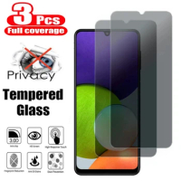 3Pcs Anti Spy Tempered Glass For Samsung Galaxy M12 A20S F02S A13 4G F12 NFC M32 5G M13 A12 NACHOScreen Protector Privacy