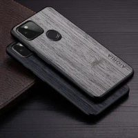 Case for Google Pixel 5A 5 4A 5G 4 4 XL funda bamboo wood pattern Leather cover Luxury coque for google pixel 5a 5 4a case capa