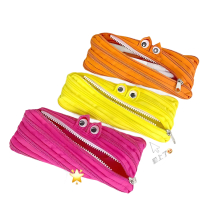 One Zipper Pencil Case Pencil Stationery Bag Creative Funny Cartoon Cute Primary and Secondary Schoo