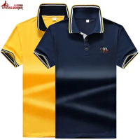 Plus Size 7XL 8XL Summer Embroidered Polo Shirt Men Short Sleeve Breathable Casual Polo-Shirt For Gym Jogging Golf Polo Shirts