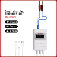 BY-007S Smart Charging Detection Cable Fast-charging Protocols Quick Detect Type_C Lightning Micro USB Three Device Interface
