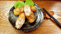 爆汁雞肉捲 5入【利津食品行】烤物 炸物 夜市小吃 點心 氣炸鍋 冷凍食品