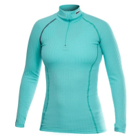 【CRAFT】女 ZERO EXTREME ZIP TURTLENECK 長袖拉鍊T領排汗衣.長袖半開襟休閒運動上衣(194617-2334 水藍)