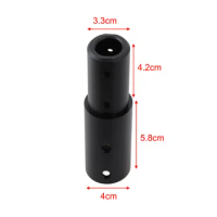 For -Xiaomi M365 Extension Tube Extension For -Xiaomi /-Ninebot F20 10x4cm Aluminum Alloy E-scooter Electric Scooter Tube Useful