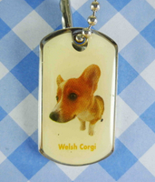 【震撼精品百貨】大頭狗 The Dog 鑰匙圈(盾牌)-柯基(左側臉) 震撼日式精品百貨