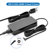 19.5V 6.32A Laptop AC Adapter Charger for ASUS PA-1121-16 R510JK EXA1106YH PA3381U N193 F1454A N751 F1814A G75V N55SF PG279Q N73