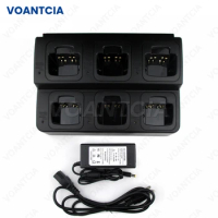 6 Way Rapid Battery Charger Six way Multi-charger Universal Rapid for Motorola HT750,HT1250,GP328,GP340,GP380