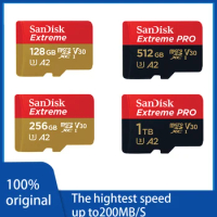SanDiskExtreme Extreme Pro Micro SD Card, V30, A2, C10, 4K Video Memory, Campatible for Nintendo Switch, OSMO Action, GoPro Came