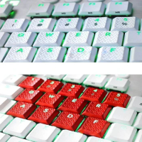 13Pcs key Texture Tactility Backlit Keycaps for GL Tactile Switch for Logitech G813/G815/G915/G913 TKL RGB Keyboard