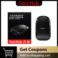 SanDisk CFexpress Card Type B Format Card Reader USB 3.1 Gen2 High Speed Extreme PRO CFexpress Card Reader With Type-C Cable