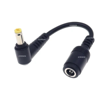 DC jack 6.5*4.4 / 6.0*4.4 Female to 5.5*1.7 mm Male DC Power Adapter Converter Cable for sony Acer Laptop Notebook Charger cord